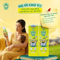 Chăm bé khoẻ mạnh ngày giao mùa