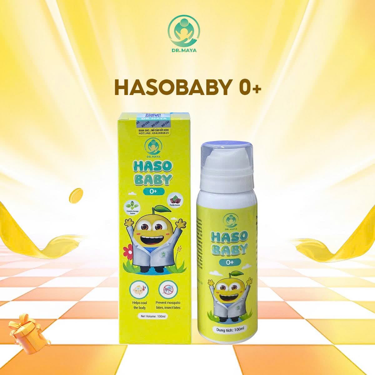 Xịt Hạ Sốt Hasobaby 0+ Dr.Maya