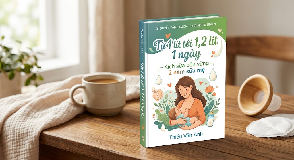 Ebook Kích sữa bền vững — Từ 1 lít tới 1,2 lít 1 ngày, tác giả Thiều Vân Anh